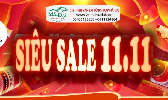 11-11 SIÊU SALE CHẤN ĐỘNG - RẦM RỘ NHẤT NĂM